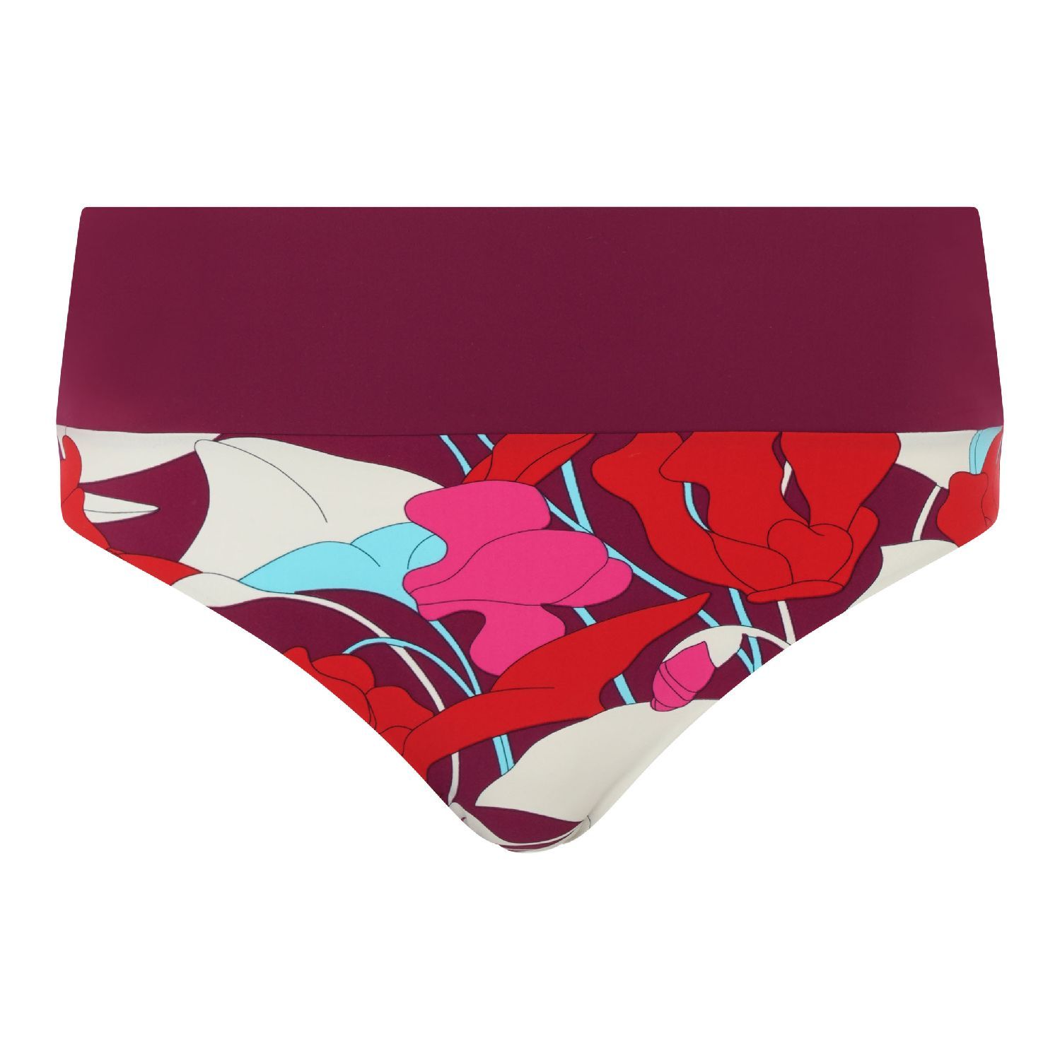 Chantelle Beach Flowers Bikini Tailleslip Purple Online Bestellen
