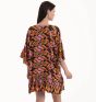 Rosa Faia Beach Vintage Art Tuniek
