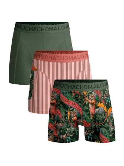 Muchachomalo Men Circus Animals Boxer Shorts 3P