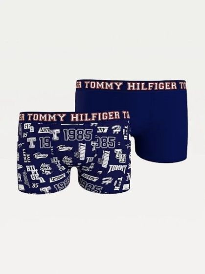 Tommy Hilfiger Boys Trunk Print 2P 0SQ