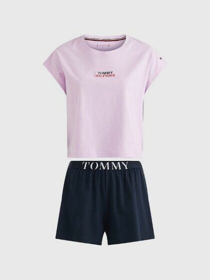 Tommy Hilfiger Short Pyjama s/s Lum Lilac