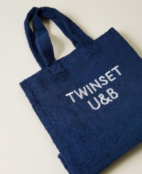 Twinset Strandtas Summer Blue