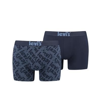 Levi's Poster Logo Boxer Brief 2P Blue Combo