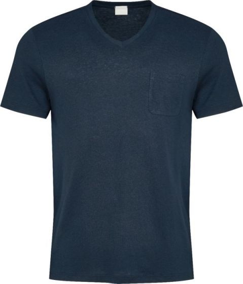 Mey Olst V-Neck T-Shirt Yacht Blue