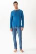 Mey Blue Flower Pyjama l/s