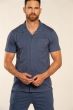 Eskimo Arno Heren Doorknoop Short Pyjama s/s Blauw