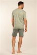 Eskimo H Phoenix Short Pyjama s/s Grijs