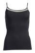 Femilet Juliana Basic Wool Top Spagh Bretel Zwart