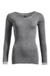 Femilet Juliana Basic Wool Top l/s Grey Melange