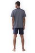 Mey Bennison Short Pyjama s/s Yacht Blue