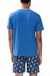 Mey Robben Island Short Pyjama s/s Paris Blue