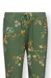 Pip Studio Bobien Kawai Flower Broek Dark Green