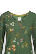 Pip Studio Trice Kawai Flower Top l/s Dark Green