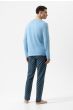 Mey Classic Blue Tie Pyjama l/s