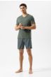 Mey Rough Stripes Short Pyjama s/s
