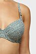Femilet Swim Aztec Java Bikini Top Voorgevormd