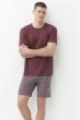 Mey Geo Short Pyjama s/s Oxblood