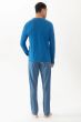 Mey Blue Flower Pyjama l/s
