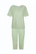 Mey Noelle Capri Pyjama s/s Silky Green