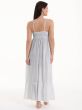 Rosa Faia Beach Crochet Flower Lang Strandkleed