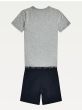 Tommy Hilfiger Boys Short Pyjama s/s Med Grey/Sky