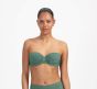 Beachlife Green Glitter Voorgevor Strapless Bikini