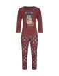 Charlie Choe Far Far East Girls Pyjama l/sFadedRed