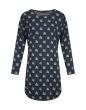 Charlie Choe Far Far East Women Nachtkleed l/sNavy