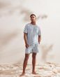 Essenza H Philip Short Pyjama s/s Blue Fog