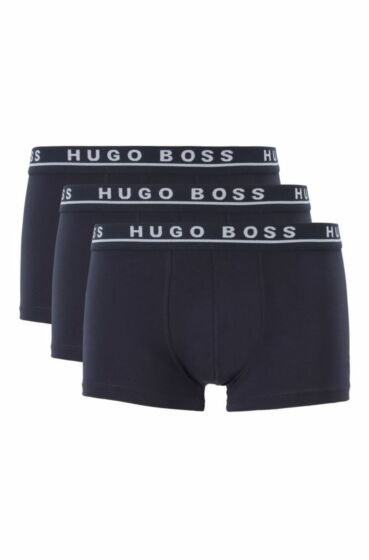 Hugo Boss Cotton Stretch Trunk 3P Blue