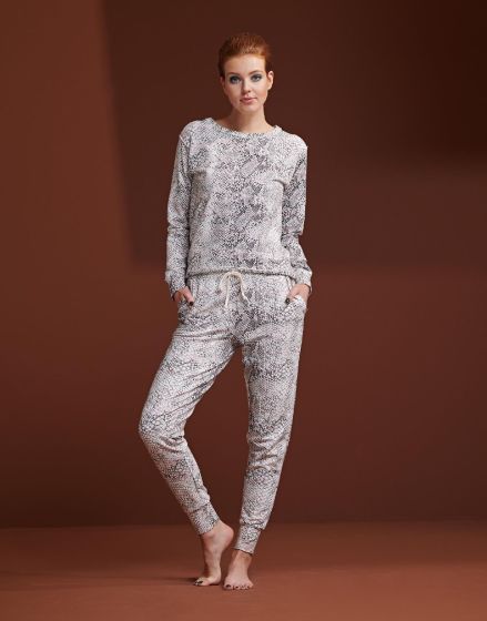 Essenza Ginni Doutzen Pyjama l/s Meringue