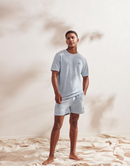 Essenza H Philip Short Pyjama s/s Blue Fog