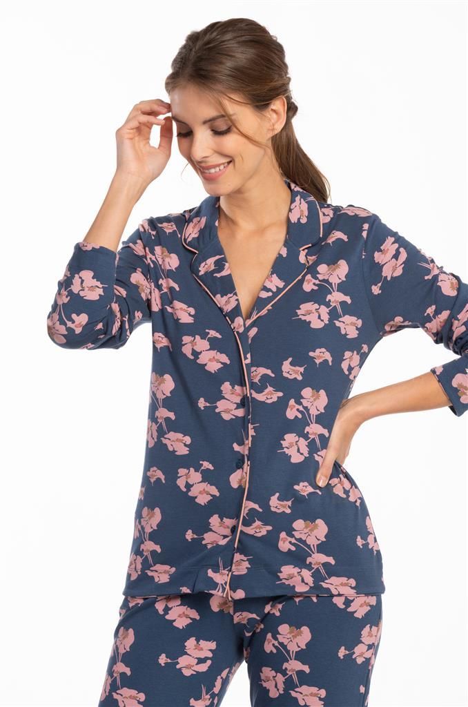 Eskimo D Florianne Pyjama l s Marine online bestellen