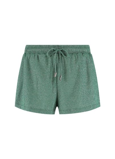 Beachlife Green Glitter Strand Short