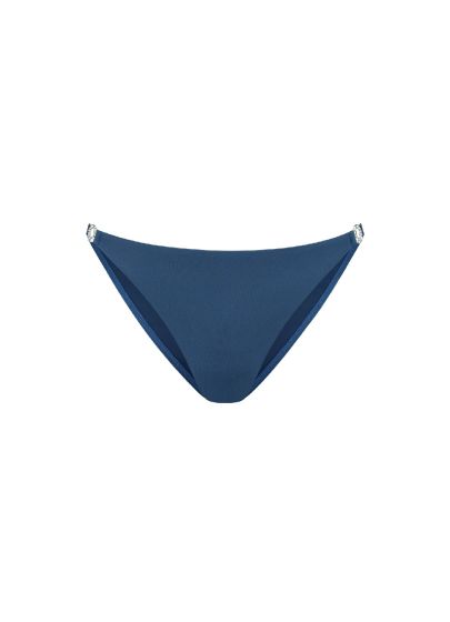 Beachlife Navy Bikini Mid Waist Slip
