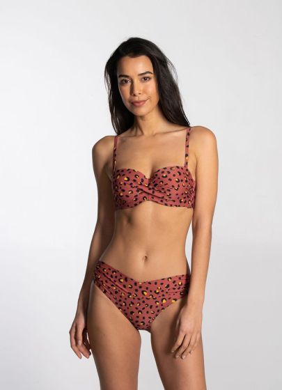 Cyell Beach Wild At Heart Strapless Bikini