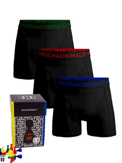 Muchachomalo Game Shorts 3P Zwart