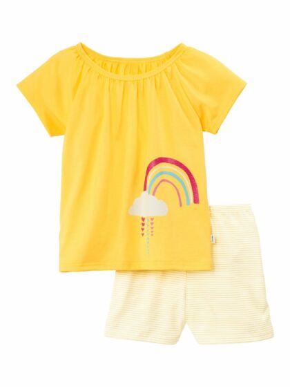 Calida Girls Sunshine Short Pyjama s/s Sunflower