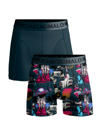 Muchachomalo Miami Vatos Ace Shorts 2P Print Blue