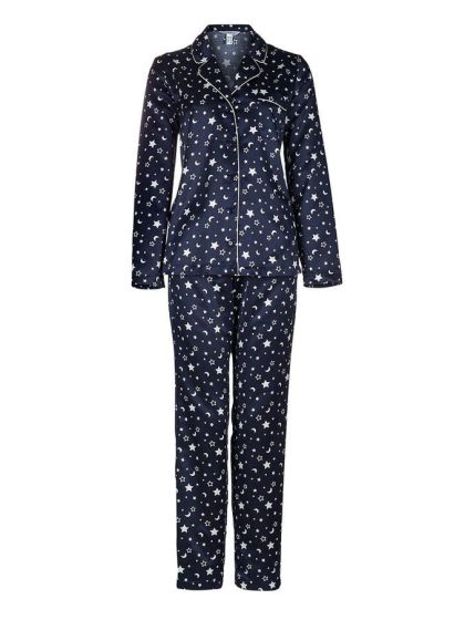 Taubert Night Sky Doorknoop Pyjama  l/s