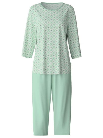 Calida Flower Nights 3/4 Broek Pyjama