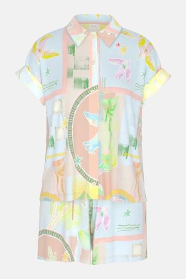 Mey Mystic Voyage Doorknoop Short Pyjama s/s