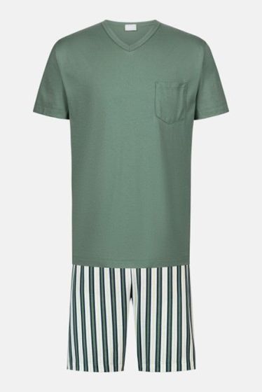 Mey Palm Stripes Short Pyjama s/s