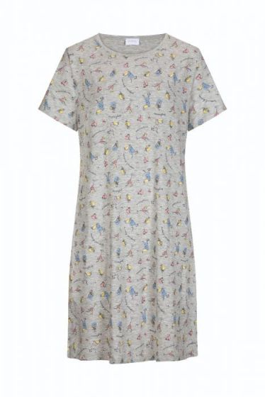 Mey Sleepy & Easy Fjella Nachtkleed s/s Grijs Mel