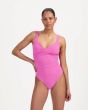 Beachlife Pink Shimmer Voorgevormd Badpak