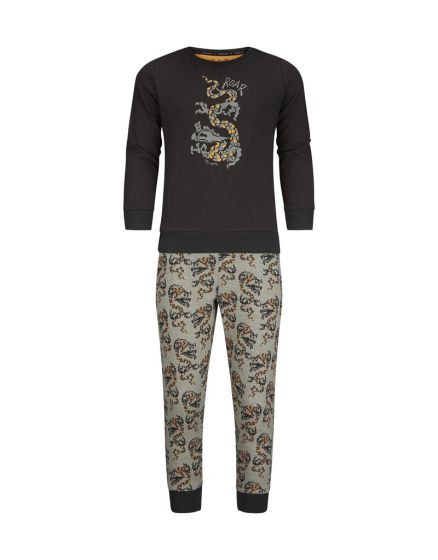 Charlie Choe Far Far East Boys Pyjama l/sDark Grey