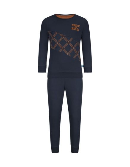 Charlie Choe Far Far East Boys Pyjama l/s Navy