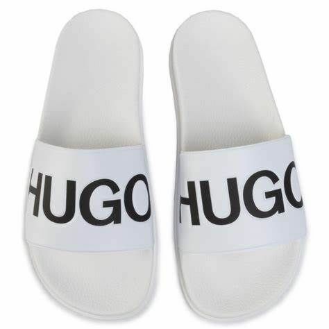 Hugo Boss Slippers Open White
