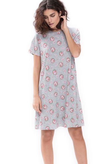 Mey Sleepy & Easy Nachtkleed s/s Grey Melange