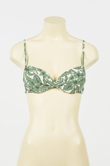 Twinset Bikini Voorgevormde Halter Turtle Green